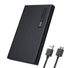 DM 2.5\ SATA to USB 3.0 Micro B Hard Drive SSD External Enclosure Case Tool Free Hot-Swap for Macbook HD005