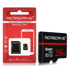 Microdrive High Speed Micro Card SD TF Card 256GB 128GB 64GB Class10 Flash Video Card Memory Card for Mobile Phone Tablet Camera Monitor