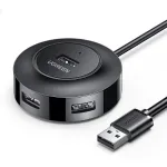 UGREEN CR106 USB2.0 Hub 4-Port HUB Docking Station for Desktop PC Laptop 4-in-1 Multi-Interface Converter Extension Cable USB Hub
