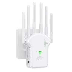 U13 1200Mbps WiFi Repetidor Repetidor de Sinal WiFi Sem Fio Extensor Alto Ganho 6 Antena Dual-Band 2.4G / 5G Amplificador de Rede WPS Roteador