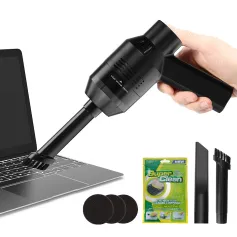 MECO ELEVERDE Keyboard Vacuum Cleaner with Cleaning Gel Rechargeable Mini Cordless Desktop Cleaning Tool for Cleaning Dust Hairs Crumbs Scraps for Keyboard Laptop Piano Computer Car Pet House