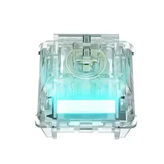 10/30/70Pcs Gateron Magnetic Jade Max Switch Set Hall Effect Linear Feel Transparent Adjustable Actuation Travel HIFI Sound Pre-Lubed 150 Million Keystrokes
