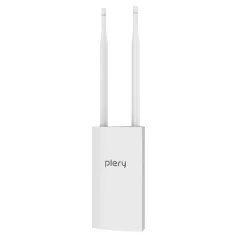 Roteador 4G externo PLERY R724 300Mbps com antena de 4 * 5dBi IP66 suporte à prova d'água Nano SIM Card 2,4 GHz LTE sem fio