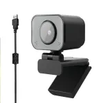 True 4K Webcam 60fps Autofocus USB Camera with Microphone Noise Reduction for Live Streaming Conference Recording PC for Mac Plug and Play
