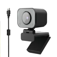 True 4K Webcam 60fps Autofocus USB Camera with Microphone Noise Reduction for Live Streaming Conference Recording PC for Mac Plug and Play