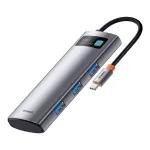 Baseus 7-in-1 Type-C Docking Station with USB3.0*3 / PD100W Type-C / 4K@60Hz HD / SD&TF Card Reader Slot for Laptop PC Computer HUAWEI XIAOMI Macbook