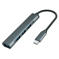 Bakeey 4-in-1 Type-C Docking Station USB Adapter with USB3.0*4 for PC Laptop Matebook HUAWEI XIAOMI Macbook Pro