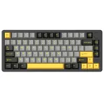 Attack Shark X86 82-Keys Three Mode Mechanical Gaming Keyboard Gasket Structure Hot Swappable RGB Cherry Profile CNC Processed 75% Layout Gaming Keyboard for Laptop Computer