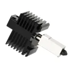 KINGROON New Upgrade Hardened Steel Extrusion Head Assembly For Bambu X1/P1P 3D Printer Hot End 0.4mm Hardened Steel Nozzle 500°C Heating Block Aluminum Alloy Radiator High Temp Printing