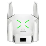 M-A18 1200Mbps Dual Band Wireless Repete Wall-atravè fil fil WiFi Booster 2.4GHz&5GHz WiFi anplifikatè ak kat Antèn
