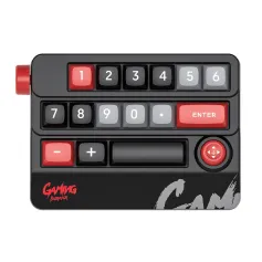 MKESPN K809 19-Keys Wired Rocker Knob Mechanical Gaming Keyboard Hot Swappable RGB Type-C Programmable Numeric Gaming Keypad Mechanical Macropad Numpad
