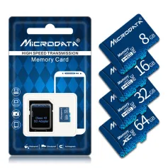 Microdata U3 C10 High Speed TF Memory Card 256GB/128GB/64GB Micro SD Card Flash Card Smart Card for Phone Camera Driving Recorder