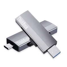 Lenovo ThinkBook BU210 Type-C & USB3.2 Flash Drive 512GB 256GB 128GB High Speed Portable Memory U Disk Flash Drive for PC Laptop Computer