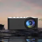 YT100 Mini Wifi Smart Portable Outdoor Projector Full HD1080P Office Home Theater Movie Wireless Same Screen Projector