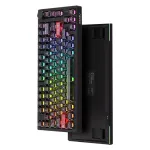 DAREU EK75 Magnetic Switch Mechanical Gaming Keyboard 80 Keys with Metal Knob Hot Swap RGB Gasket Low Latency Customized Gaming Wired Keyboards