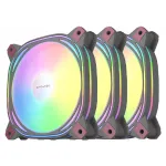 Aigo Z12 Bilgisayar Kasası Fan Ters Ventoinha PC 120mm RGB Fan Soğutucu PWM CPU Soğutma Fanı 3Pin 5V ARGB 12CM Ventilador