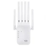 MnnWuu 1200Mbps Wireless WiFi Repeater 2.4G/5G Dual Band Signal Range Extender Wi-Fi Amplifier Router Long Range Signal Booster with 6 Antennas