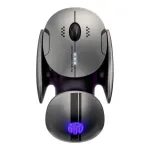 INPHIC X2 Tri-mode Wireless Gaming Mouse 800-2400DPI RGB Light 2.4G Wireless/BT4.0/BT5.0 Mute Mice for PC Laptop Computer