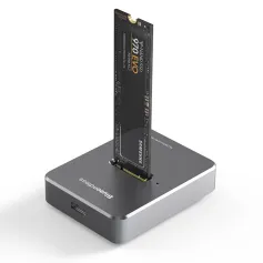 Adaptador de base para SSD Blueendless SD03 M.2 SATA/NVMe SSD Dual Protocol Solid State Tipo C para disco rígido móvel