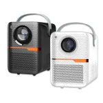P10 Smart 4K Wifi Portable 1080P LED Projector with Remote Electronic Focusing 4-points Keystone Correction Built-in Stereo Speaker Smart Home Theater Video Player