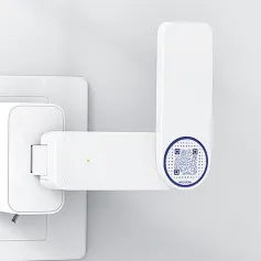 Ripetitore WiFi EDUP 300M con porta di rete RJ45, router estensore del segnale wireless alimentato tramite USB, supporta la connessione rapida NFC per telefono e computer.