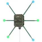 WAVLINK AX3000 WiFi6 Wireless Outdoor Router 2.4G/5G Dual Band Long Range Mesh WiFi Extender with PoE 6x7dBi High-gain Antennas IP67 Waterproof Repeater