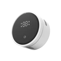 USB Smart Wall Mounted Toothbrush Sterilizer Punch-Free Single Toothbrush Dryer UV Sterilization with LED HD Display Automatic Induction Opening Closing