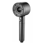 Household 5 Speed Adjustable Super Pressurized Shower Head Bathroom Water Heater Turbine Large Water Outlet Filter Shower Head