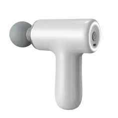 Electric Mini Muscle Massage Gun 6 Speed 4 Massage Heads Professional Vibration Massager Fitness Fascia Gun