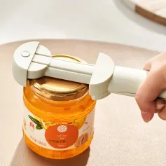 Abridor de garrafas retrátil de aço inoxidável para vinho e cerveja, diâmetro de 2,5 a 9,5 cm, abridor de tampas multifuncional ajustável, ferramenta de cozinha