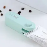 Bincoo Mini Food Sealer with Magnetic Base Hidden Blade 1200mAh Rechargeable Battery for Coffee Beans Coffee Drip Filters Snacks Food Storage Sealing