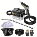 1500W Handheld High Pressure Steam Cleaner Household Steam Cleaner Suitable For Kitchen Fumes Sofas Small Air Conditioners Washing Machines