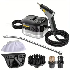 1500W Handheld High Pressure Steam Cleaner Household Steam Cleaner Suitable For Kitchen Fumes Sofas Small Air Conditioners Washing Machines