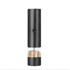 Electric Grinder USB Charging Electric Pepper Grinder Black Peppercorns Sea Salt Grinder Adjustable Coarseness Large Capacity Automatic Spice Grinder Kitchen Cooking Tool