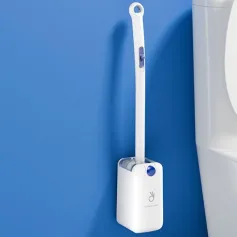Automatic Chuck Open Cover Disposable Toilet Brush Household 360° Angle Wall Hanging With Cleaning Tablets Toilet Cleaner