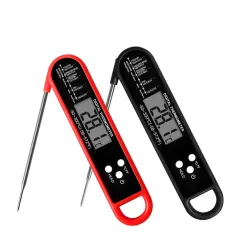 Foldable Digital Food Thermometer Grill Meat Kitchen Thermometer Baking Milk Water Thermometer Magnetic Kitchen Temperature Gauge