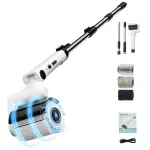 Tevorex 4 in 1 Electric Cleaning Brush Electric Rotary Floor Scrubber Wireless Cordless 360 Adjust Extension Handle Home Cleaning Tools