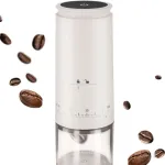Protable Electric Coffee Grinder 1500mAh Battery Capacity 38 Gear Adjustable Grinding Coarseness Conical Coffee Bean Grinder