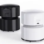USB Portable Handheld Vacuum Cleaner Mini 1800mAh Powerful Desktop Vacuum Cleaner Detachable Dust Container