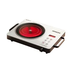 Zengon 3500W Induction Cooktop with Dual Heating Ring 3-Hour Timer Household Induction Cooker