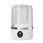 Mini Cordless Washing Machine Travel Underwear Small Sock Washing Machine with LCD Digital Display Draining Portable Laundry Bucket