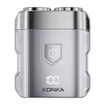 KONKA KTXD-7001S Portable Mini Shaver Men Electric Shaver Beard IPX7 Waterproof Rechargeable Magnetic Head Shaver Travel