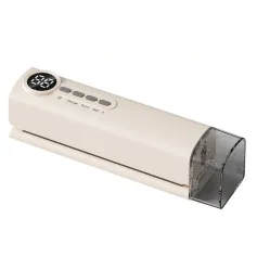 Comfook Portable Vacuum Sealer Machine USB Rechargeable with 62KPa Strong Suction for Storage, Bags, Containers & Inflation