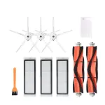 10pcs Replacements for XIAOMI Roborock S6 S5 E35 E2 Vacuum Cleaner Parts Accessories 3*5-arm Side brushes 3*Filters 2*Roll Brushes 1*Yellow Brush 1*White Comb Non-original