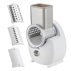 50W Multifunctional Vegetable Cutter Kitchen Drum Electric Vegetable Cutter Vegetable Slicer Potato Grater Electric Cheese Grater