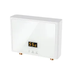 220V 3000W Anında Su Isıtıcısı Banyo Mutfak Duvara Monte Elektrikli Sıcak Su FastHeater LCD Sıcaklık Göstergesi Uzaktan Kumandalı