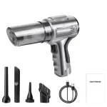 Cordless Vacuum Cleaner Brushless Motor Dual-Purpose Suction Blowing Pumping Inflation Multi-Functional Cleaning Modes Car Home Vacuum Cleaner