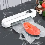 Mașină automată de sigilare în vid de bucătărie Geantă de alimente de uz casnic Păstrați alimentele proaspete cu pungi de păstrare proaspătă de 10 bucăți