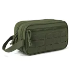 Men's Multifunctional Toiletry Bag Waterproof Compartment EDC Tool Storage Bag Skin Care Shaving Hygienic Organizer for Outdoor Travel Adventures