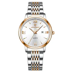 POEDAGAR Women Watch Thin Waterproof Luminous Quartz Watch Calendar Analog Stainless Steel Wrist Watch Date Lady Watch